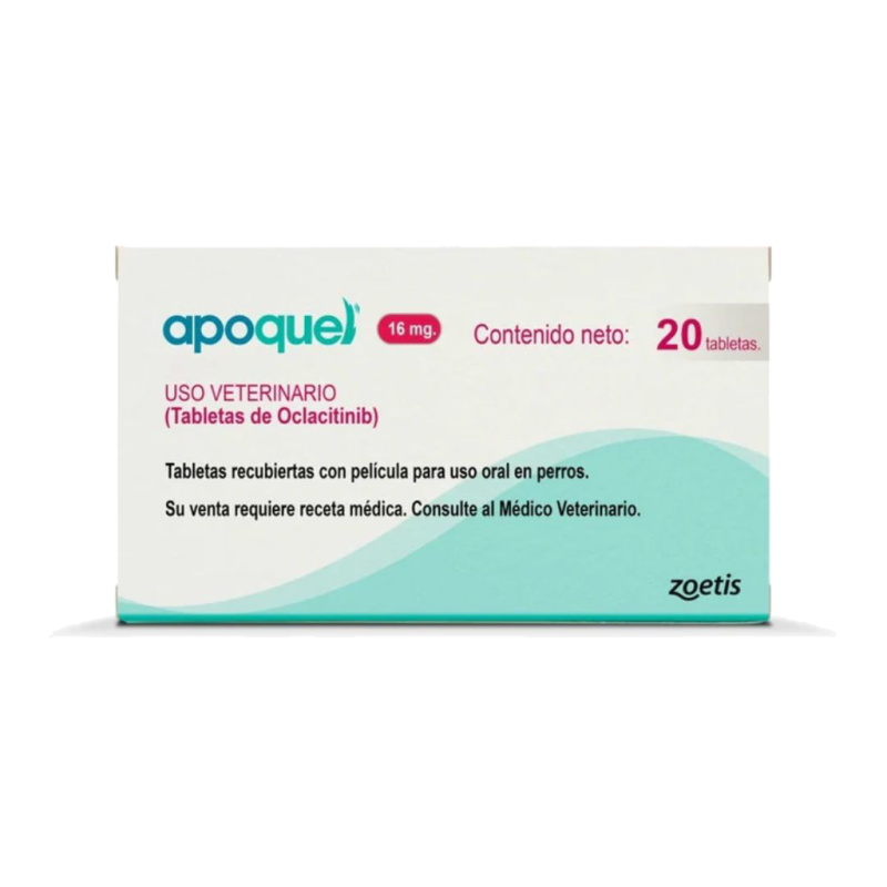 Apoquel 16 mg 20 Tabletas — Antipruriginoso para Perros | Zoetis