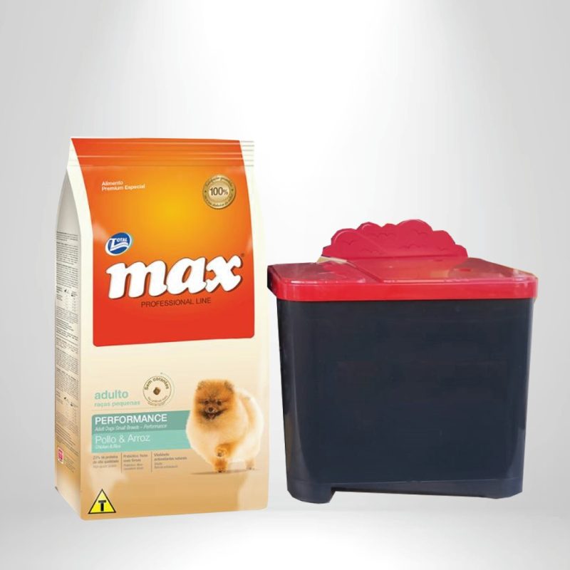 Max Perro Adulto Raza Pequeña 8Kg - Regalo 1 Contenedor