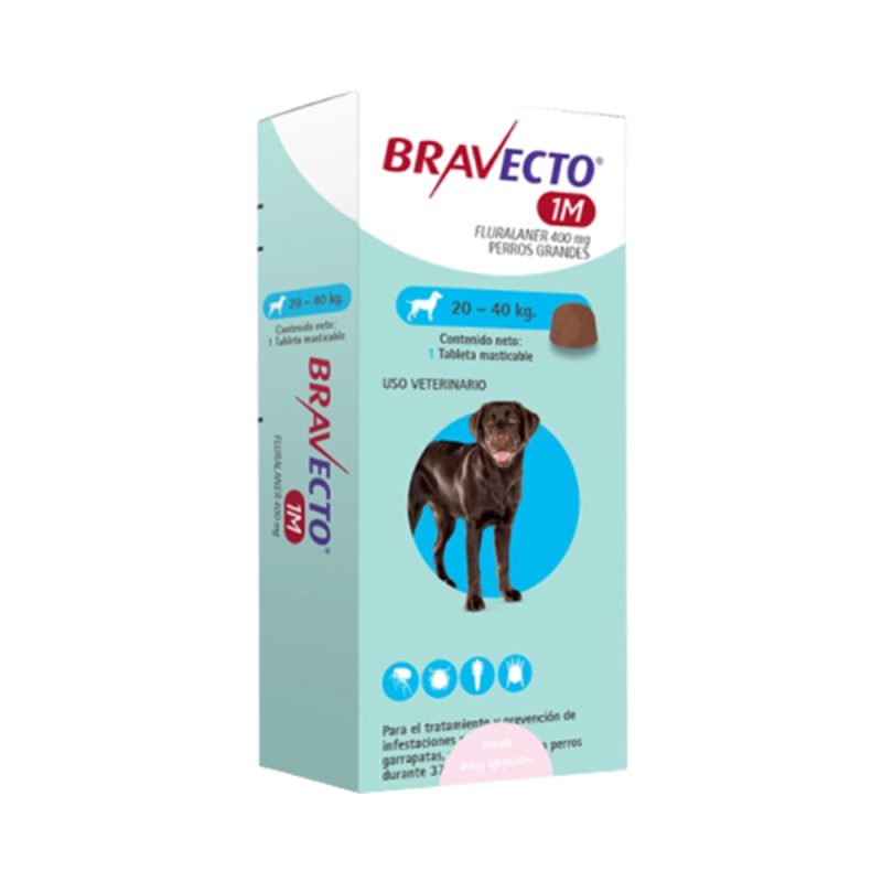 BRAVECTO 1 MES 20-40KG + Obsequio