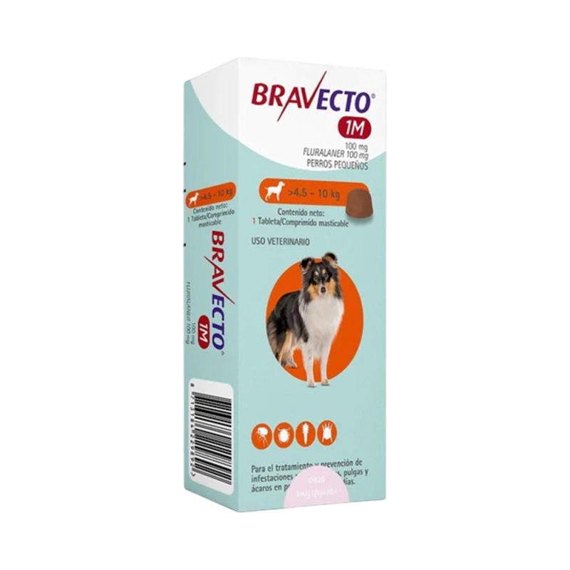 BRAVECTO  1MES 4-10KG + Obsequio