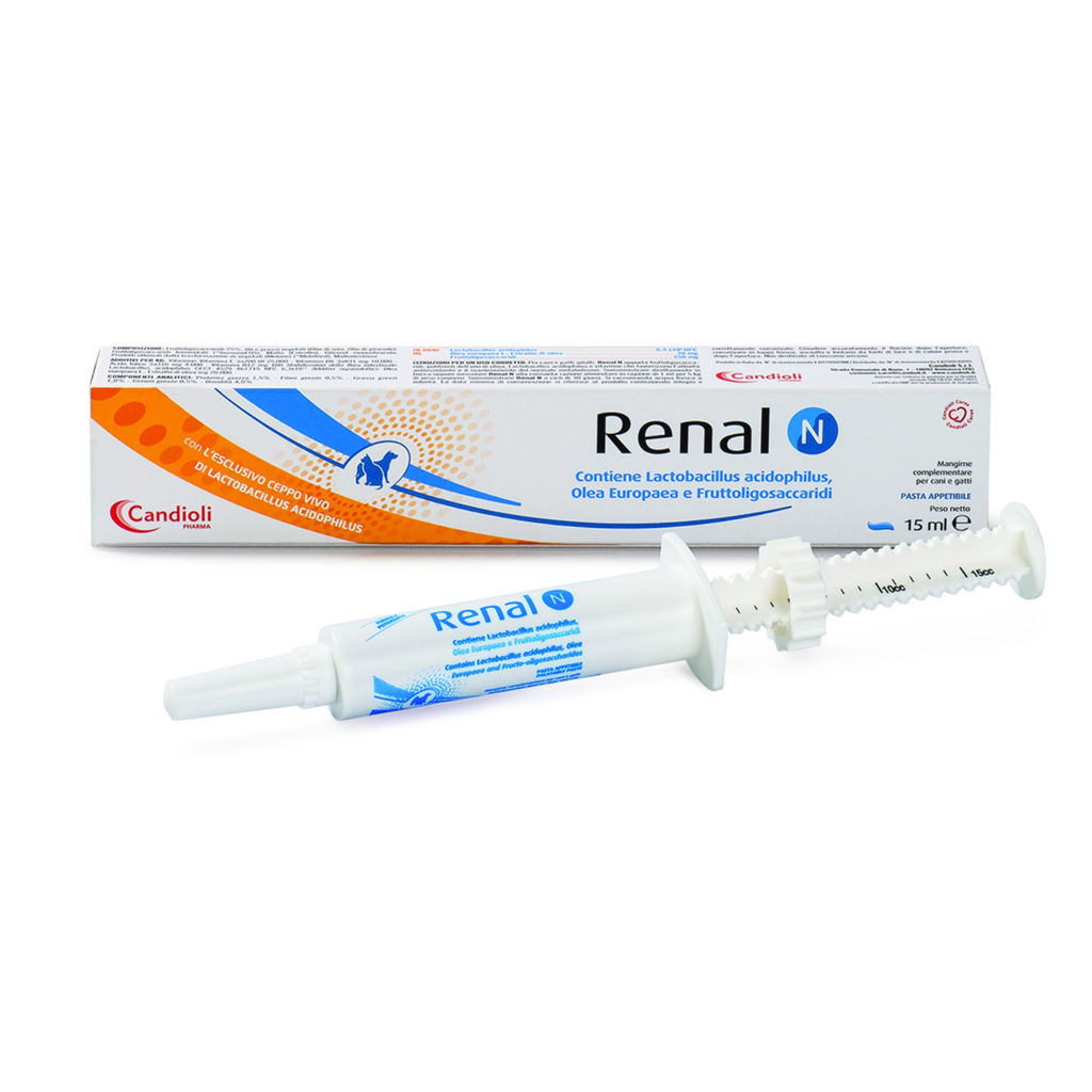 Renal N Pasta 15ml | Soporte Renal Probiótico para Perros y Gatos