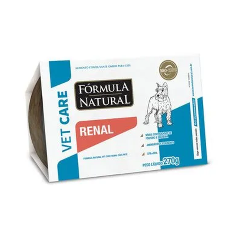 Fórmula Natural Vet Care Renal Para Perros paté 270 Gr.