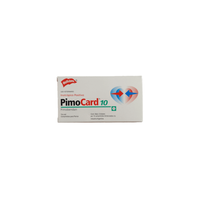PimoCard 10 Comprimidos | Pimobendan 10mg para Perros | Holliday