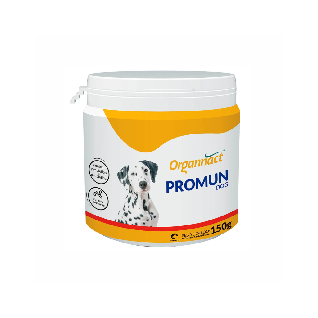 Promun Dog 150g | Prebiótico + Probiótico + Levaduras para Inmunidad | Perros | Organnact