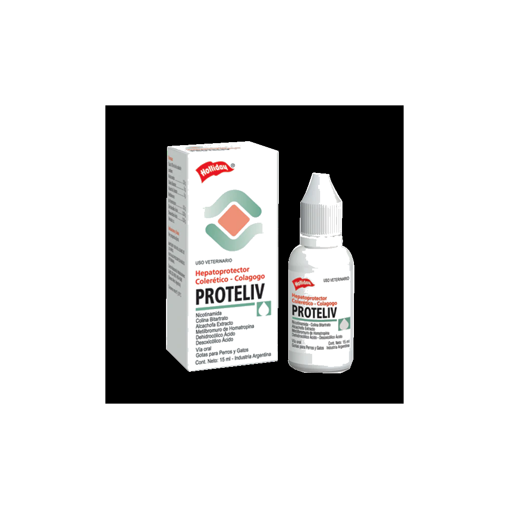 Proteliv Gotas 15ml Paraguay — Hepatoprotector Colerético para Perros y Gatos