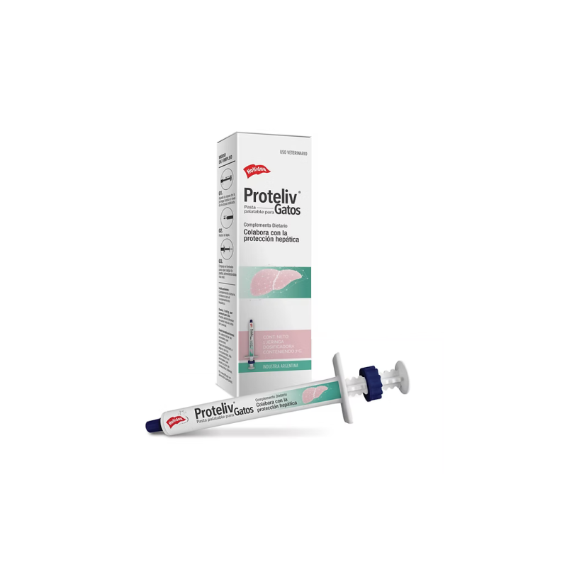 Proteliv Pasta Gatos | Hepatoprotector en Jeringa Dosificadora 7g