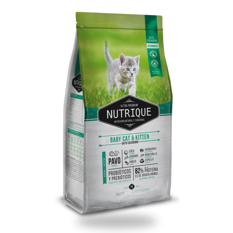 Nutrique Baby Cat & Kitten * 2kg — Alimento con Pavo para Gatitos en Crecimiento | Vitalcan
