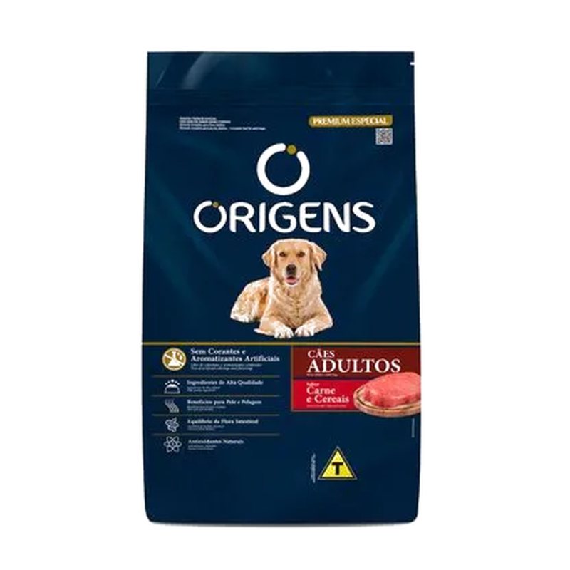 Origens Cães Adultos * 1kg — Alimento con Carne y Cereales | Origens