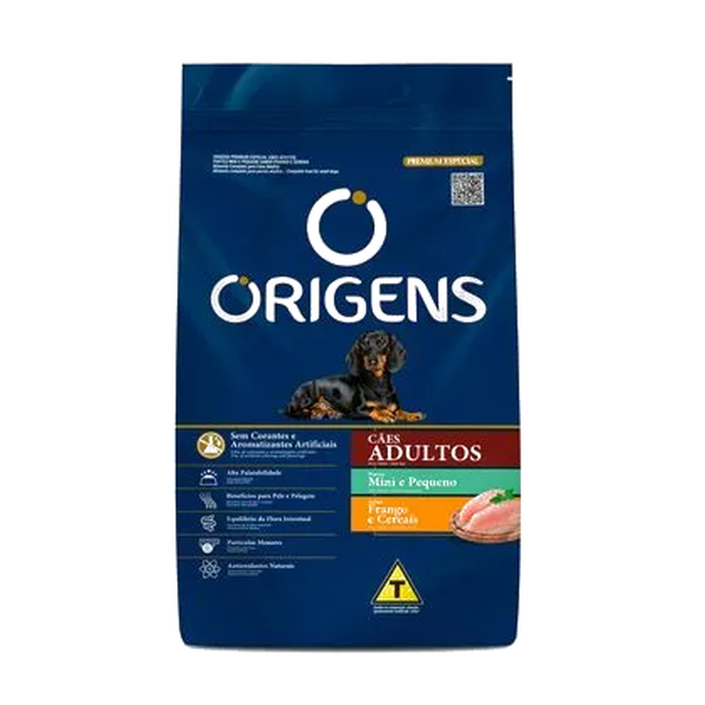 Origens Cães Adultos Mini e Peq * 1kg — Alimento con Pollo y Cereales | Origens
