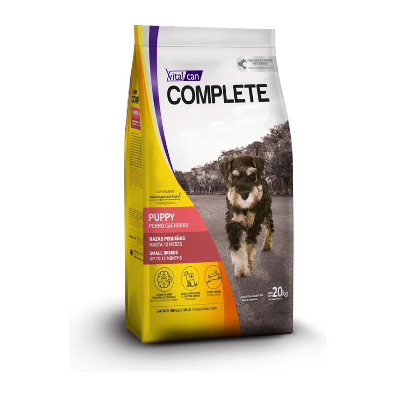 Vitalcan Complete Puppy Razas Pequeñas * 20kg — Alimento para Cachorros | Vitalcan