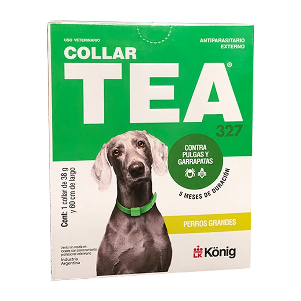 Collar TEA 327 König para Perros Grandes — Antipulgas y Garrapatas, 5 Meses