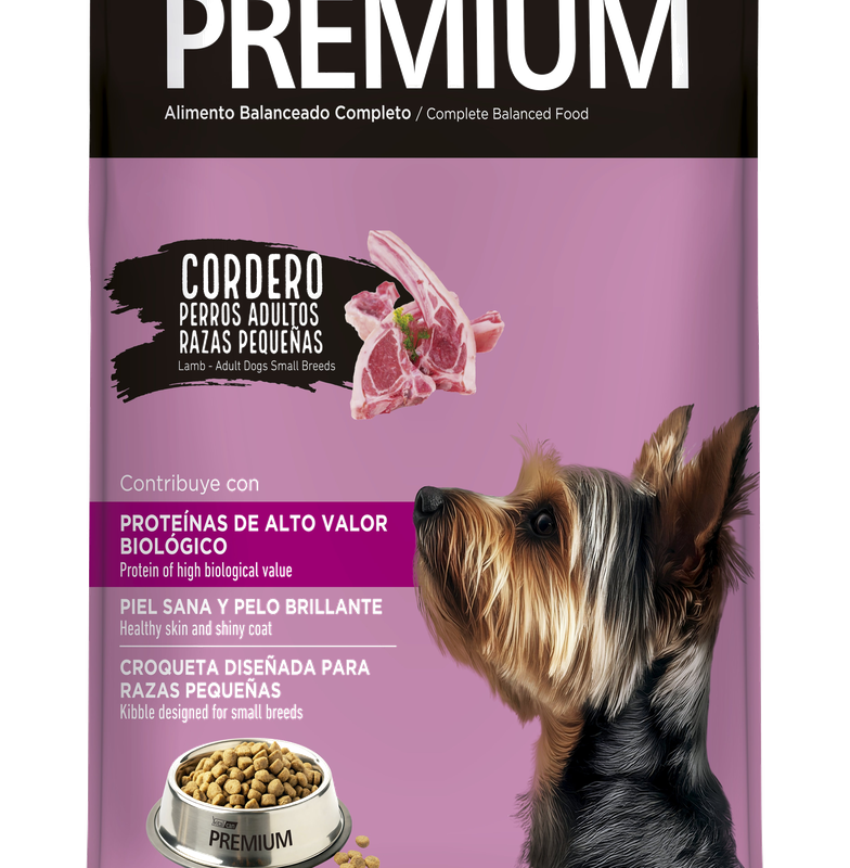 Vitalcan Premium Cordero para Perros Adultos de Razas Pequeñas 26% Proteína * 7.5kg